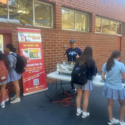 Dolores Chili Serves St. Lucy's Regents - Dolores Chili